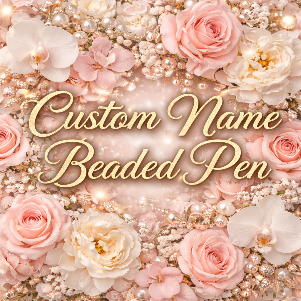 Custom Beaded Name Pen