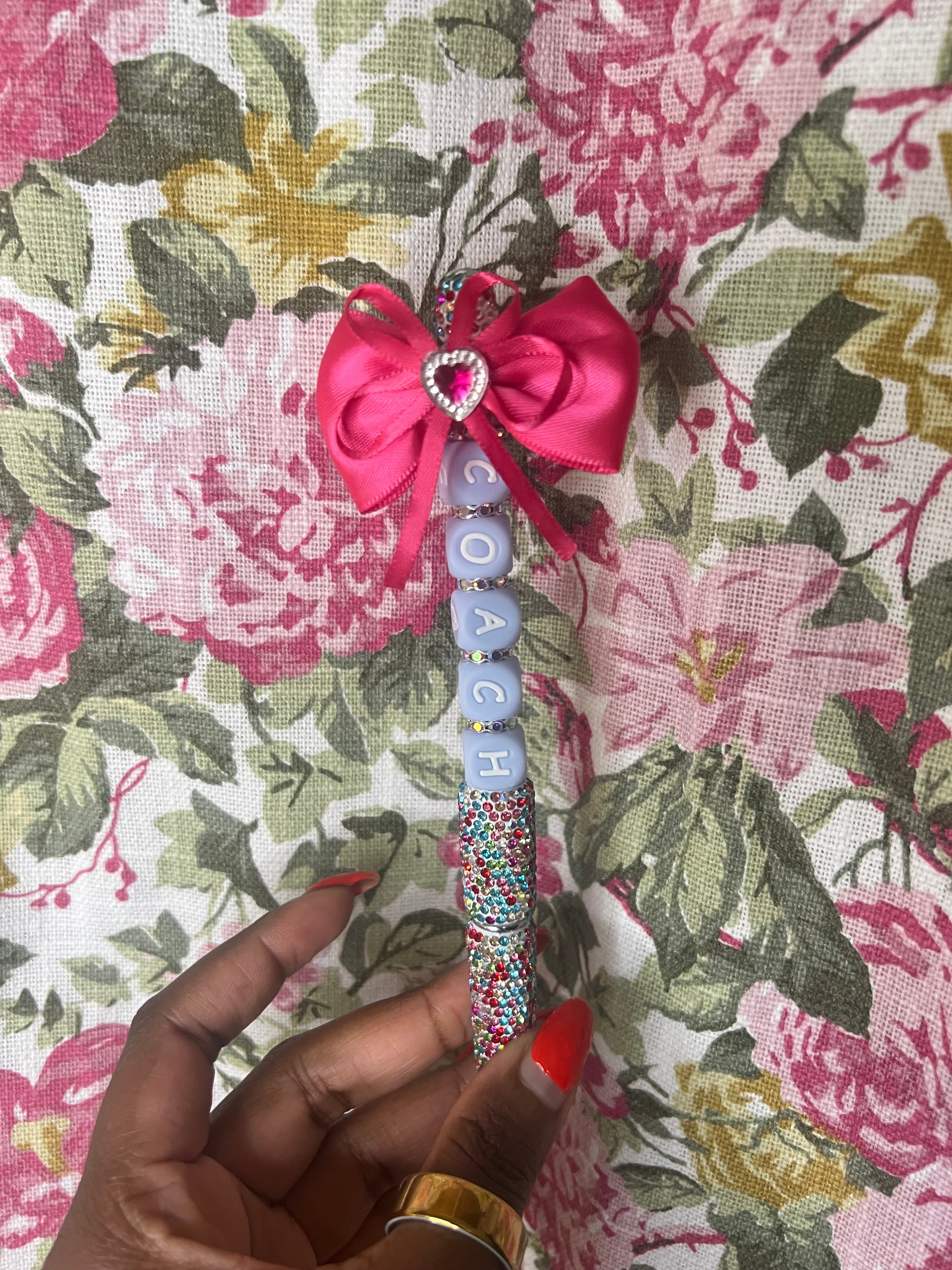 Custom Beaded Name Pen
