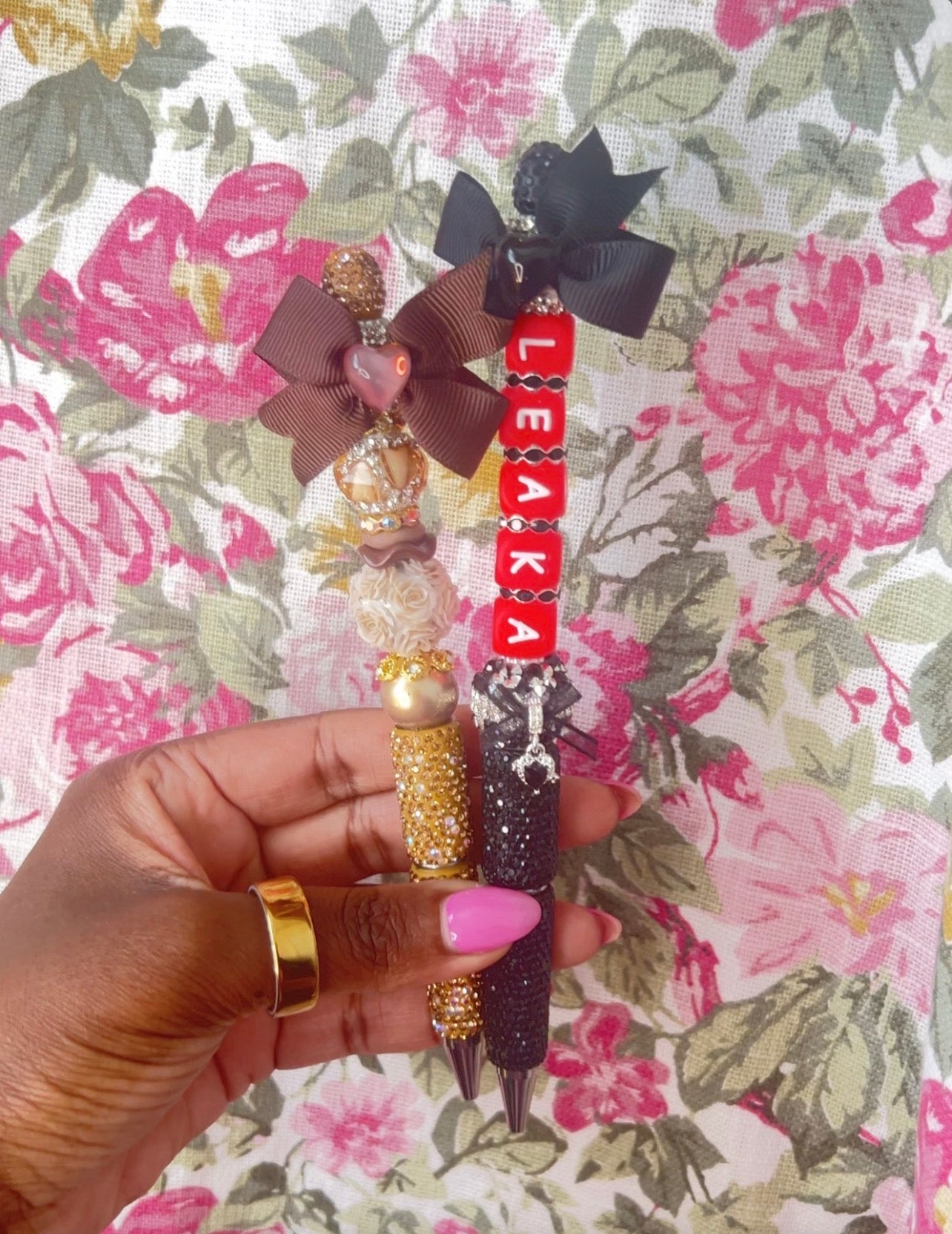 Custom Beaded Name Pen